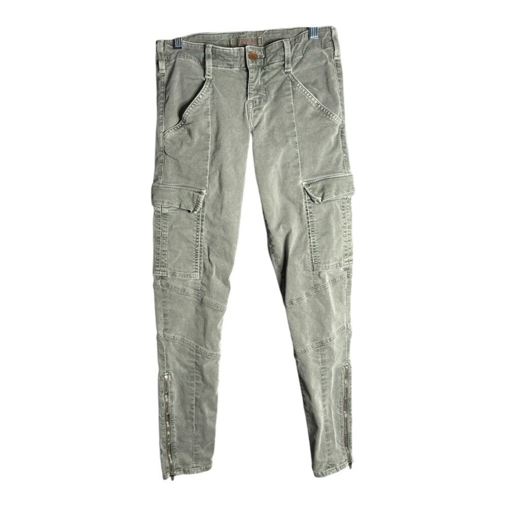 J Brand Olive Green Skinny Cargo Pants